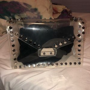 NWOT ZARA clear shoulder bag